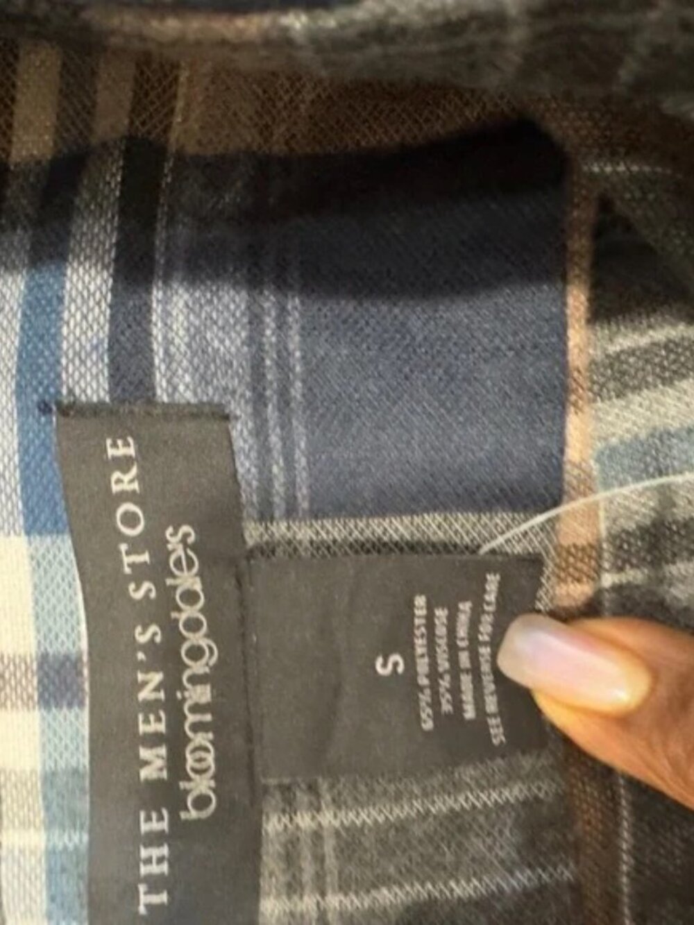 Bloomingdale's Men's Long Sleeve Button Checkered Flannel Shirts Multi Sizes - Picture 9 of 10